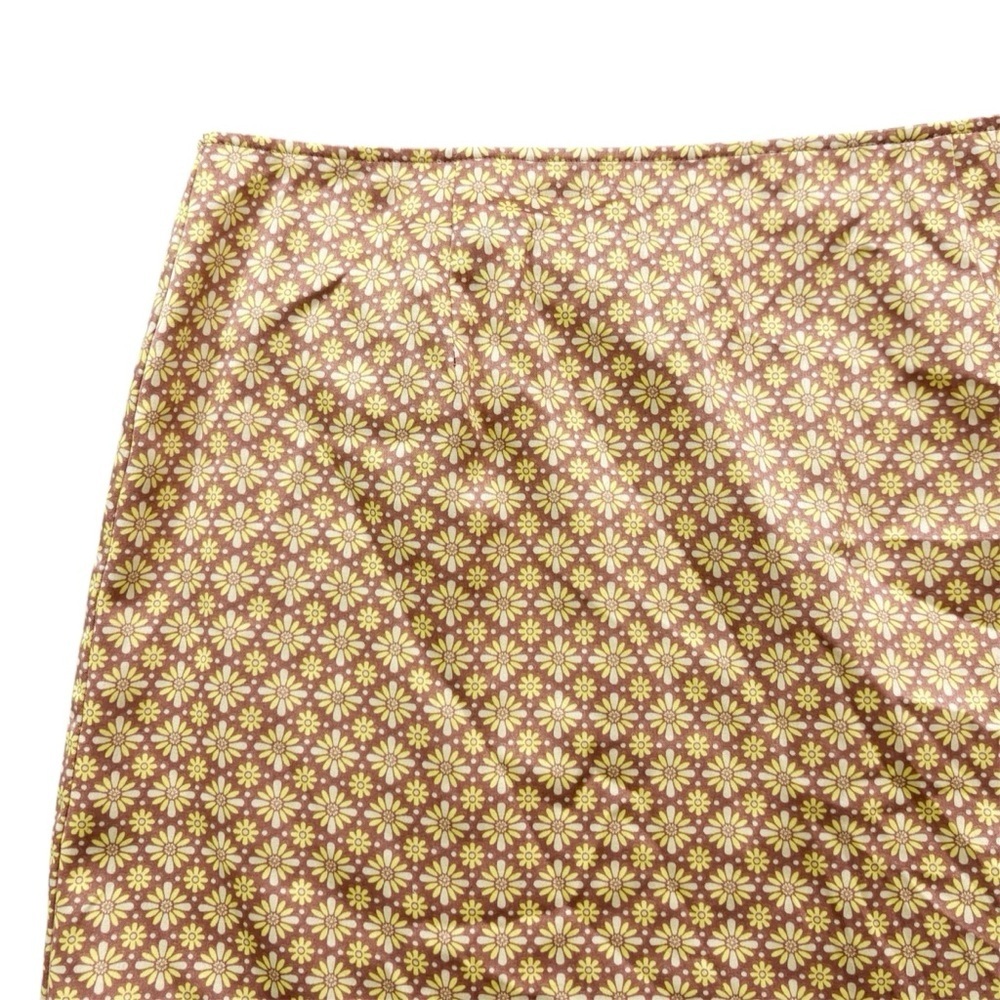 Glassons Floral Satin Mini Skirt